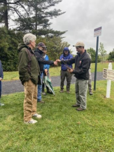 Representatives from the State Arboretum of Virginia at Blandy Experimental Farm